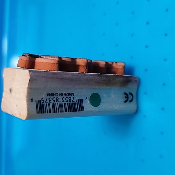 Just A Note Phrase Wooden Rubber Stamp - Picture 3 of 3